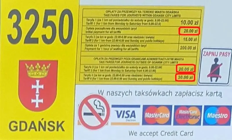 Ile kosztuje przejazd taksówką na 1 km? Sprawdź aktualne ceny!