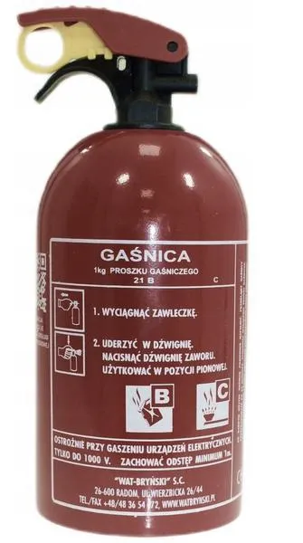 Gaśnice w samochodzie