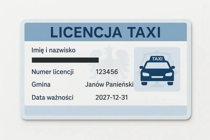 Licencja na taxi