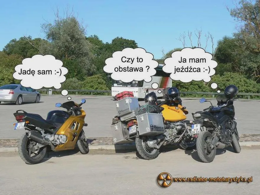 Organizacja bagażu motocyklowego