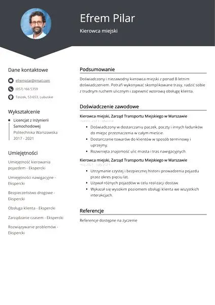 Prawo jazdy w CV