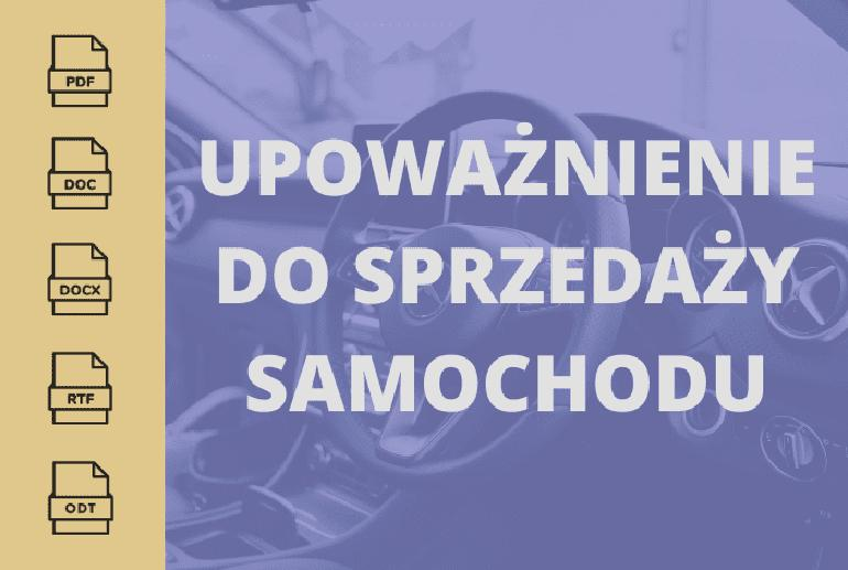 Rejestracja samochodu przez pełnomocnika