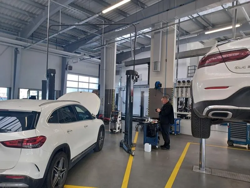 Usługi serwisowe Mercedesa