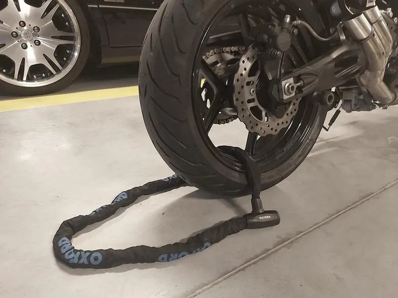 Zabezpieczenie motocykla